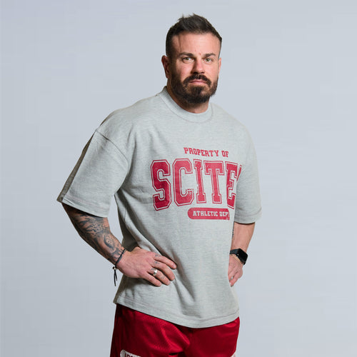 Athletic dept férfi póló - szürke