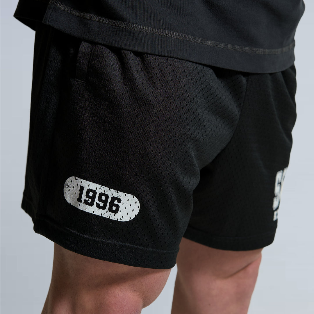 Scitec Athletic dept mesh férfi fekete rövidnadrág