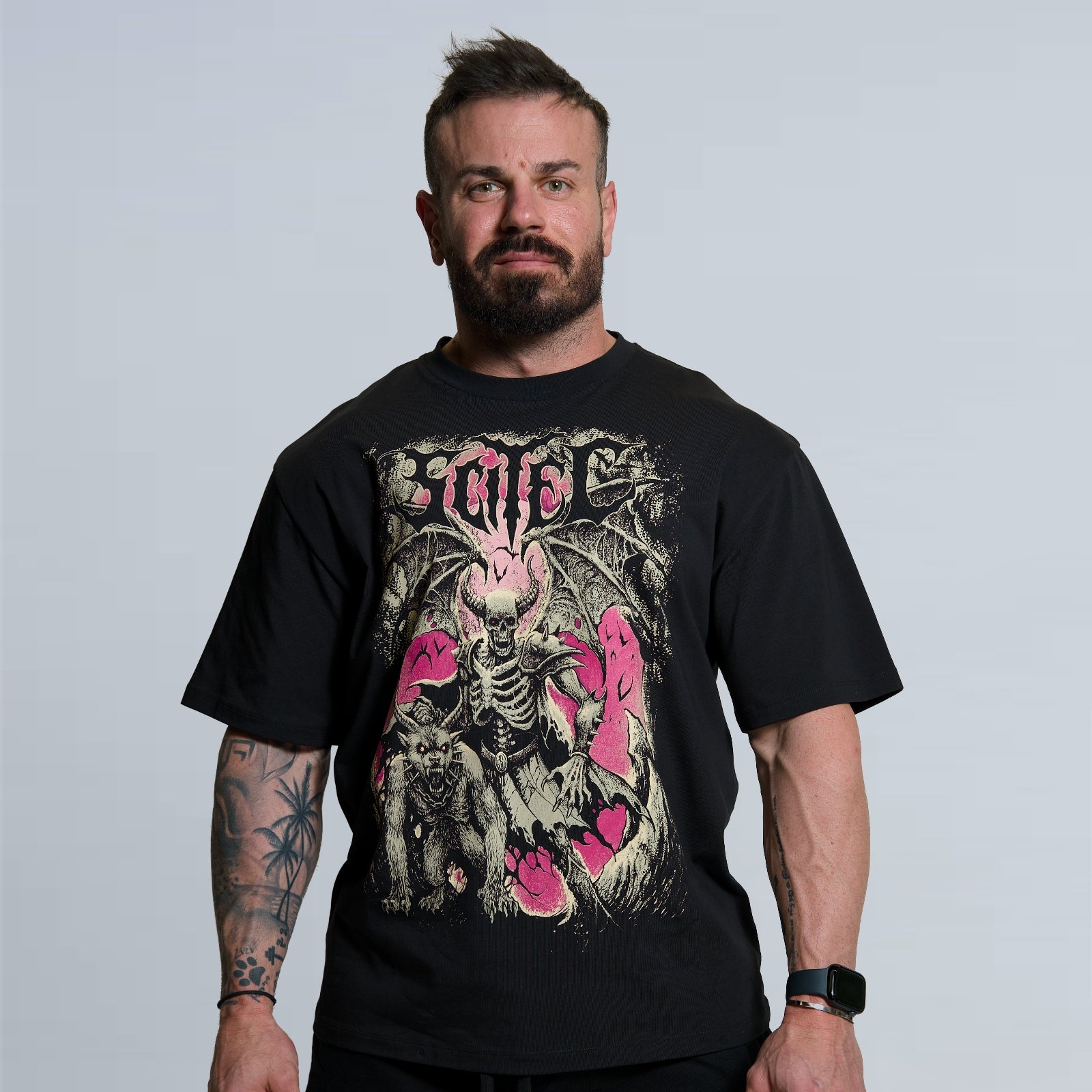 BEAST oversized férfi póló