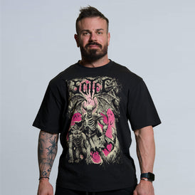 BEAST oversized férfi póló