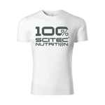 100% Scitec Nutrition póló férfi fehér