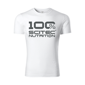 100% Scitec Nutrition póló férfi fehér