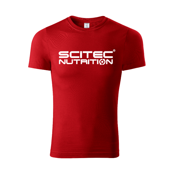 Basic Scitec Nutrition póló, férfi - piros