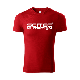 Basic Scitec Nutrition póló, férfi - piros