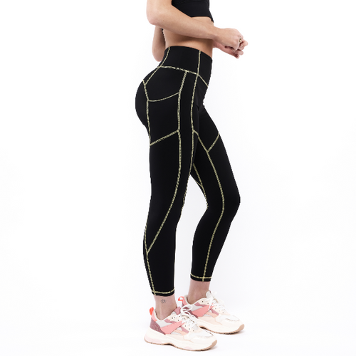 LACROSSE Női leggings - Fekete