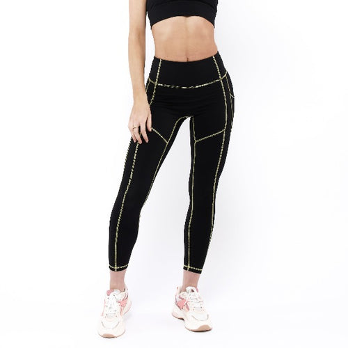 LACROSSE Női leggings - Fekete