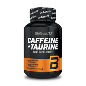 Caffeine + Taurine - 60 kapszula BioTechUSA