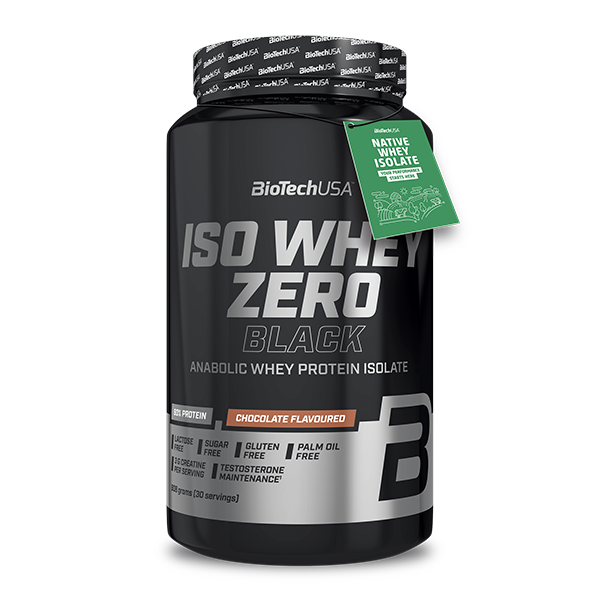 Iso Whey Zero Black tejsavófehérje-izolátum alapú italpor - 908 g