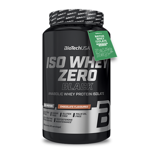 Iso Whey Zero Black tejsavófehérje-izolátum alapú italpor - 908 g