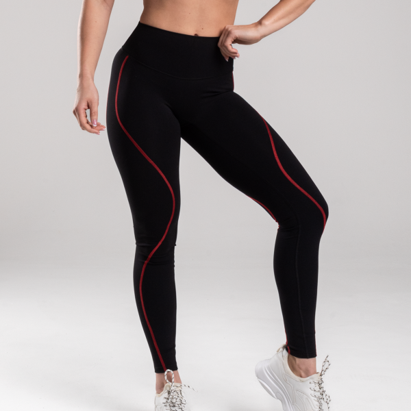 LUNA női leggings - fekete