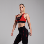 NAOMI női sportmelltartó - piros