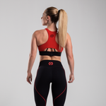 NAOMI női sportmelltartó - piros