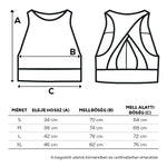 CLARA Női sportmelltartó - zöld