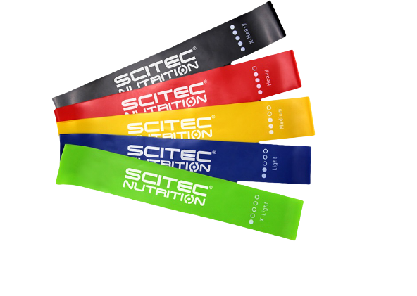 Scitec fitness gumiszalag szett - 5 db