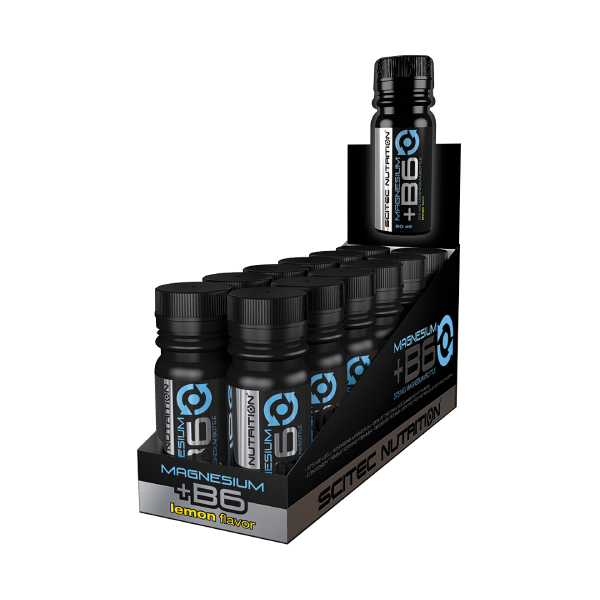 Magnesium+Vitamin b6 Shot (12x60 ml.)  citrom